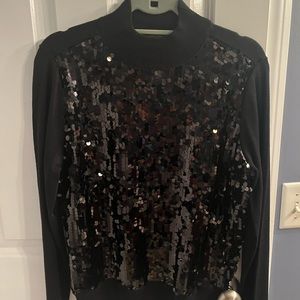 Ann Taylor Holiday Top, medium